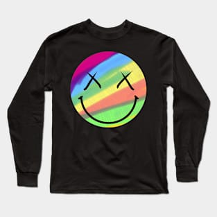 Smiley Face colorful series Long Sleeve T-Shirt